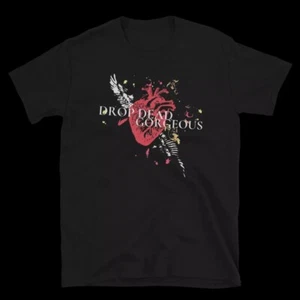 DROP DEAD, MAGNIFIQUE T-shirt anatomique aile de coeur taille réelle S-5XL AA2023 - Photo 1/7