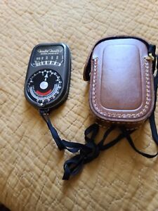 Weston Master II Universal Exposure Meter Model 735 with Leather Case