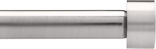 Umbra Cappa, ¾” Adjustable Curtain Rod for Windows 36 to 72” Drapery Rod, Nickel