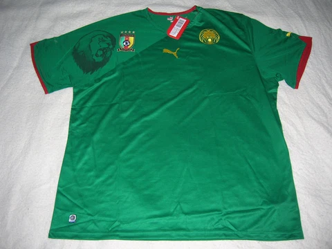 Cameroon Soccer Jersey Puma Home Top Football Shirt Trikot Cameroun Maillot NEW Cover