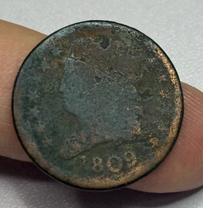 1809 Classic Head Half Cent Filler Coin - Picture 1 of 4