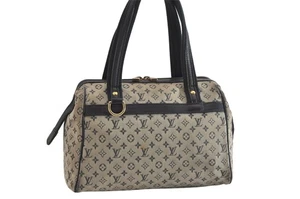 echt Louis Vuitton Monogramm Mini Josephine PM Handtasche blau M92312 LV 7877M - Bild 1 von 10