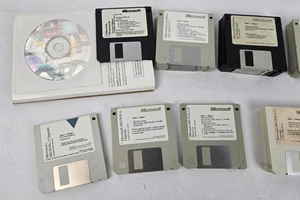 Large Lot Microsoft PC 3.5" Floppy Disks DOS & Windows OS Print Shop - Picture 1 of 6