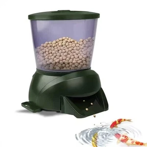 Pond Fischfutterautomat (4,5 l), großes Futterhaus grün - Bild 1 von 7