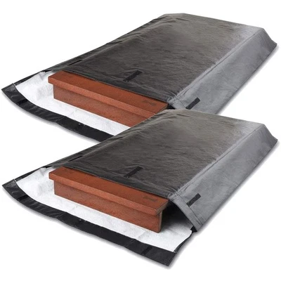 Bolsa de almacenamiento de hojas de mesa acolchada paquete de 2, bolsa de hojas de mesa de comedor de alta resistencia, extra... Foto 1 de 4