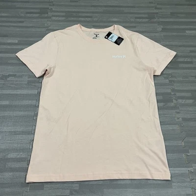 Camiseta Hurley Rosa Caramelo Para Hombre Talla Mediana Manga Corta Cuello Redondo Algodón $28 Foto 1 de 4