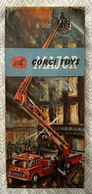 Corgi Toys 1127 Simon Snorkel Fire Engine. Early Issue Card Insert + Leaflet - Image 1 of 4