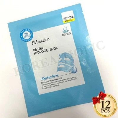 JM Solution B5 Hya Hydrogel Mask 30g x 12EA Moisturizing Mask Pack K-Beauty NEW - Image 1 of 4