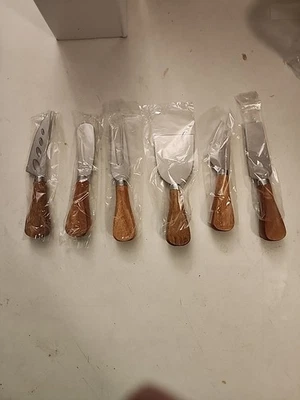 Juego de cuchillos para queso 6 piezas cuchillos para queso solo nuevos caja abierta envío gratuito Foto 1 de 3