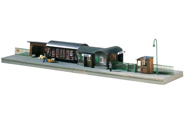 Piko 60028 N Scale Temporary Railroad Station Kit - Image 1 of 1