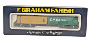 Vagón contenedor Graham Farish calibre N modelo 3616 Freightliner Bogie planos en caja - Imagen 1 de 5