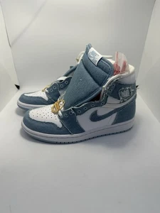 Nike Air Jordan 1 Denim UK 4.5 Brand New No Box - Picture 1 of 12