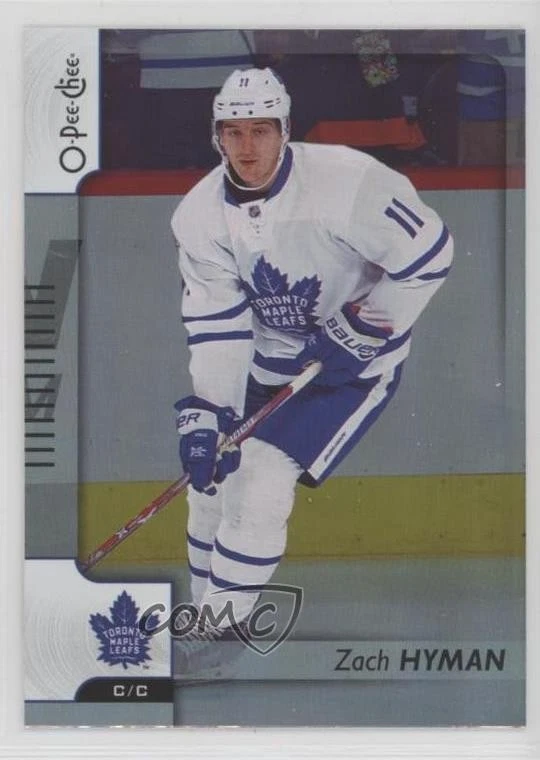 2017-18 O-Pee-Chee Rainbow Foil Zach Hyman #188 - Image 1 of 2