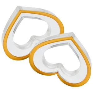 2 Pcs Serviettenring Herz Serviettenringe Dekorative Serviettenschnalle - Bild 1 von 12