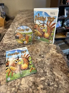 Chicken Riot Nintendo Wii CIB Complete Tested Working Nintendo 2007 Fast Ship - Picture 1 of 5