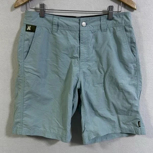 Howler Bros Shorts Mens 32 Green Hybrid 9” Ripstop Casual Outdoor Nylon Beach - Picture 1 of 7