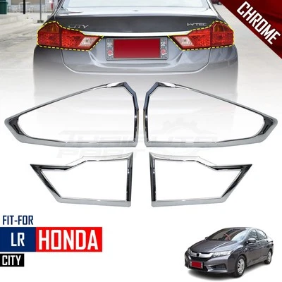 COVER TAIL LAMP REAR LIGHT CHROME FOR HONDA CITY 2014-2019 GM65 SEDAN - Image 1 of 4