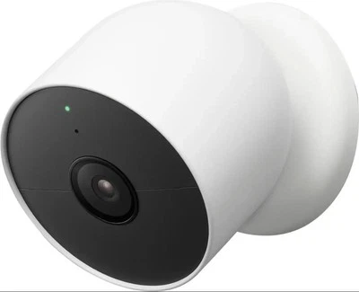 Google - Nest Cam Indoor/Outdoor Battery -Snow - Used -Includes all Accessories - Image 1 of 4