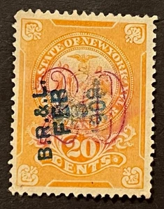 Travelstamps: US State of New York Stock Transfer Tax Stamp 20c Used - Picture 1 of 5