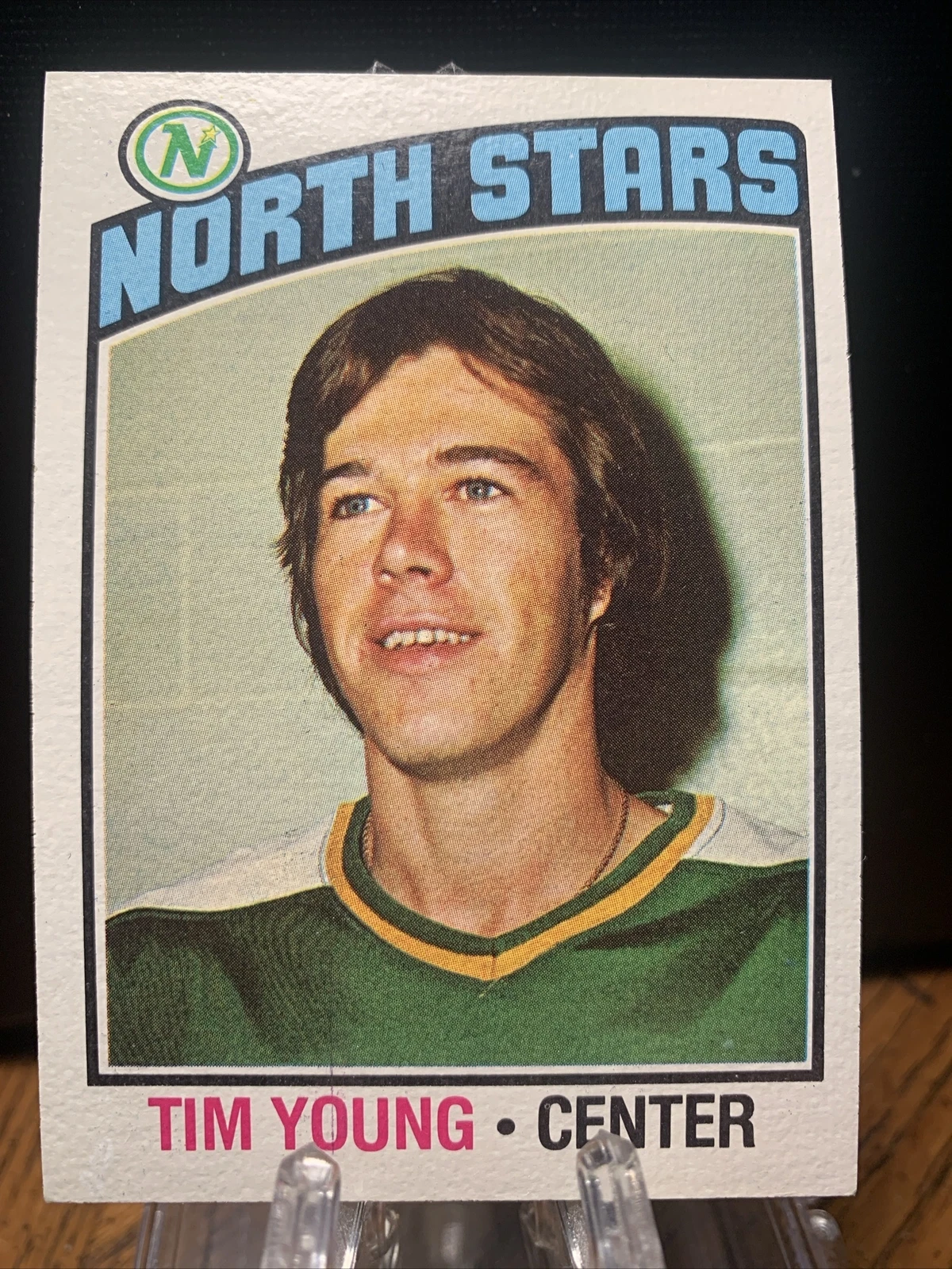 Tim Young 1976 Topps #158 Hockey Card