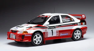 1/18 MITSUBISHI LANCER RS EVOLUTION V #1 RAC 1998 MAKINEN IXO 18RMC093B.20 - Foto 1 di 1