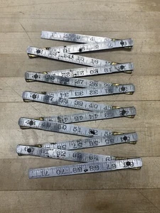 Unusual Vtg "LUFKIN" Aluminum Folding Ruler/Tape measure Antique/Rare Tool, 72” - Picture 1 of 4