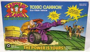 Tiger 1991 Captain Planet Toxic Cannon Vehicle New Sealed