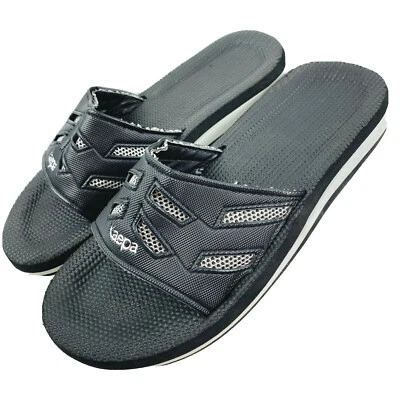 Sandalias Chanclas Kaepa Karla Slide Talla Para Mujer 8 Para Hombre 6.5-7 Negras OC Foto 1 de 4