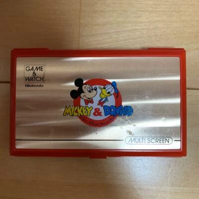 Game Watch MICKEY & DONALD Multi Screen Nintendo DM-53 Handheld Testé Japon - Photo 1/4