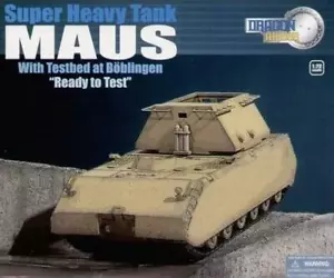 Super Heavy Tank Maus eith Testbed at Boblingen-Ready To 1:72 DRAGON ARMOR 60323 - Foto 1 di 1