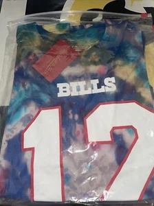 Buffalo Bills x Mitchell And Ness Jim Kelly Tie Dye XL - Imagen 1 de 5