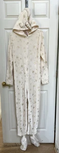Justice Ivory Unicorn Pajama Lounge PJ One-Piece Costume Size 16/18 - Picture 1 of 3