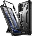 For Apple iPhone 12 Mini Case | Poetic [Full Coverage] Shockproof Cover Black