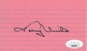 Johnny Unitas Signed Autographed Index Card Baltimore Colts JSA AH84301 - Picture 1 of 2