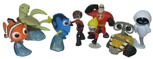 Disney Pixar 2 Zoll Mini Figuren 8-TEILIGES GESCHENKSET Incredibles Nemo Dory Wall-E - Bild 1 von 5