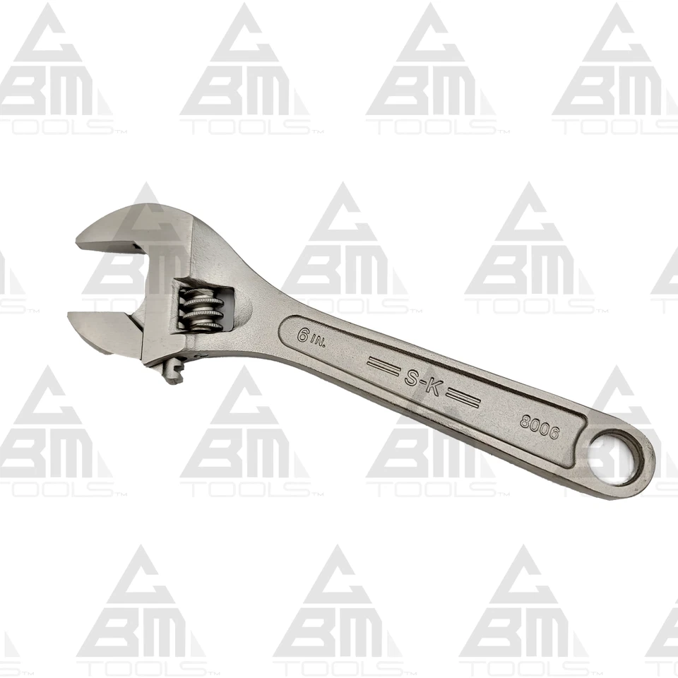 SK Hand Tools 8006 - 6" Adjustable Wrench - Image 1 of 1