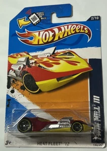 2012 Hot Wheels #152 HEAT FLEET TWIN MILL III DARK RED TWIN ENGINE - NEW - Picture 1 of 2