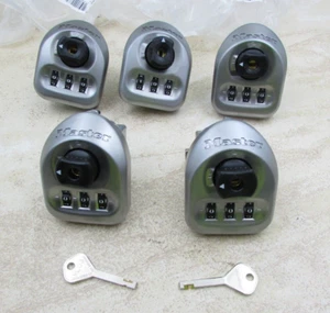 5 Pack Master Lock 3630 Multi-User Mechanical Lock for Right Hinged Doors W/Keys - Picture 1 of 6