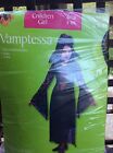 Girls Halloween costume vamp tesla  dress & collar size 4-6x
