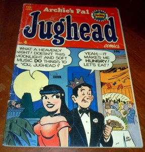 ARCHIE'S PAL JUGHEAD #4 (1951) G00D+ (2.5) cond. VERONICA, BETTY VHTF DAVE BERG - Picture 1 of 6