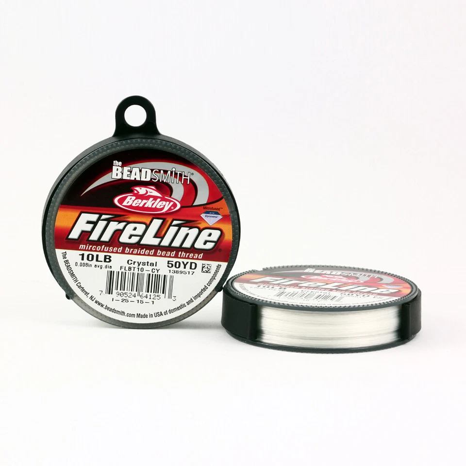 BeadSmith® FireLine Braided Bead Thread Crystal Clear Stringing Material - Image 1 of 1