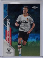 2019-20 Topps Chrome Sapphire UEFA Champions Denis Cheryshev Valencia CF #72