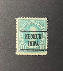 Keokuk, Iowa Type 225 Precancel - 11 cents Hayes - U.S. #563 - IA - Picture 1 of 1
