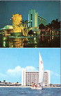 Postcard FL stan Musal and Biggie's Fabulous Clearwater Beach Hilton Hotel