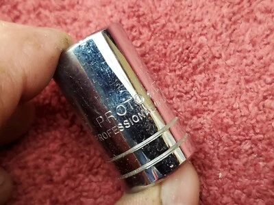 Proto 5420 5/8" Chrome Socket, 1/2" Dr,  12 Pt, USA, New Old Stock - Image 1 of 4
