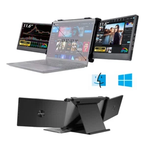 Triple-fold Monitor IPS 1920*1080P Type-C HDMI für 13.0-17.3" Laptop Bildschirm - Bild 1 von 18