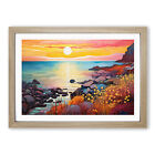 Seascape Colour Field No.2 Framed Wall Art Poster Canvas Print Picture Painting