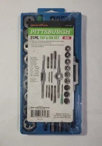 21pc Tap & Die Set SAE Ideal for Repairing Stripped Threads Item #61398 - Picture 1 of 2