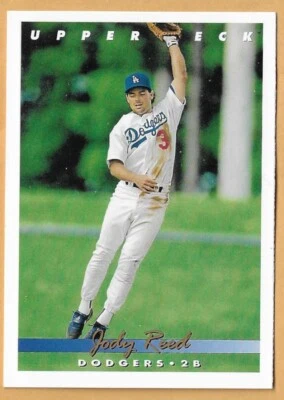 JODY REED LOS ANGELES DODGERS #568 - UPPER DECK NM-MT 1993 - Image 1 of 2