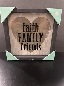 Faith Family Friends Wall Art Picture New - Picture 1 of 1